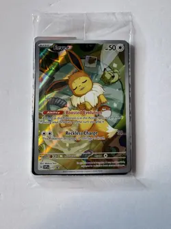 Eevee SVP EN 173 Promo Holo Prismatic Evolutions ETB Pokemon Card NM - Image 1