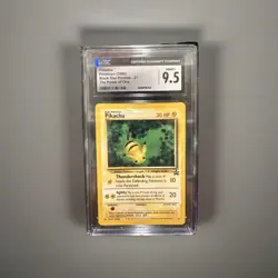 Pikachu Pokemon (2000) Black Star Promos #27 The Power Of One CGC 9.5 MINT+ - Image 1