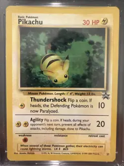 Pikachu Pokemon (2000) Black Star Promos #27 The Power Of One CGC 9.5 MINT+ - Image 4