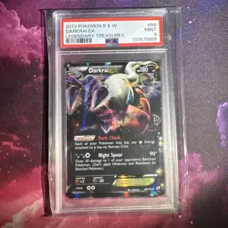 2013 Pokemon Darkrai Ex Legendary Treasures Black And White #88 PSA 9 - Image 1