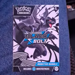 Pokemon Scarlet & Violet Black Bolt Booster Bundle Box 6 Booster Packs - Image 1