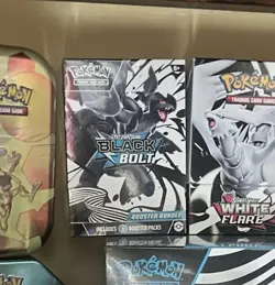 Pokemon TCG Black Bolt Bundle 6 Packs English Zekrom - Image 1