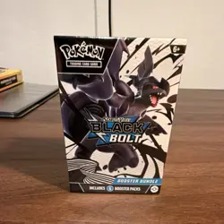 Pokemon Scarlet & Violet Black Bolt Booster Bundle 6 Packs Zekrom Pokemon TCG - Image 1