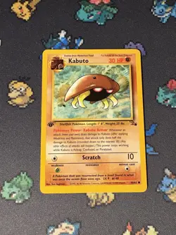 Pokemon Cards Kabutops 50/62 Fossil FIRST EDITION WOTC - (LP) #1 - Image 1
