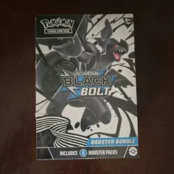 Pokemon Scarlet & Violet Black Bolt Booster Bundle Box 6 Booster Packs - Image 1
