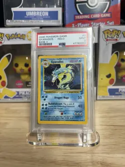 PSA 9 2000 Pokemon Base Set 2 Gyarados Holo Rare #7/130 English - Image 1