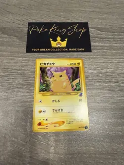 2001 Pokemon - Pikachu Japanese Totodile Half Deck #1 - EXTREMELY RARE PIKACHU - Image 1