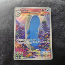 Wailord 162/159 Journey Together Illustration Rare Pokemon - Image 1