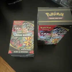 2x Pokemon Pokemon TCG Mega Evolution Chaos Rising Booster Bundle (12 packs!) - Image 4