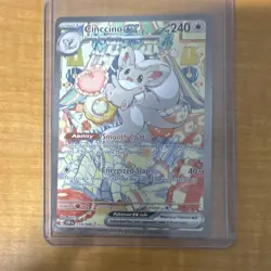 Pokemon TCG Cinccino ex 119/086 Twilight Masquerade Full Art Holo Ultra Rare - Image 1