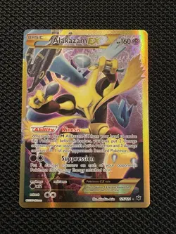 Alakazam EX 125/124 - Fates Collide Secret Rare Holo - Pokemon TCG EN 2016 - NM - Image 1