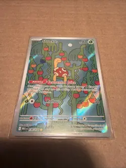 Pokemon TCG Shuckle 136/132 Mega Evolution Full Art IR Illustration Rare - Image 1