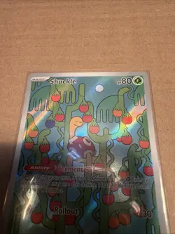 Pokemon TCG Shuckle 136/132 Mega Evolution Full Art IR Illustration Rare - Image 4