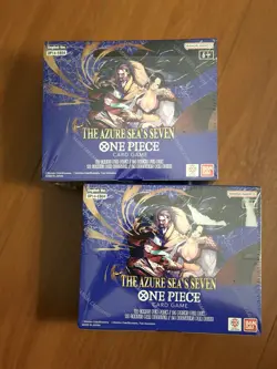 Bandai One Piece Azure Sea's Seven OP14-EB04 2x Booster Box SEALED - In Hand - Image 1