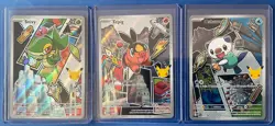 Pokemon TCG: First Partner Illustration Collection Series 2 Unova Gen 5 set of 3 - Image 1