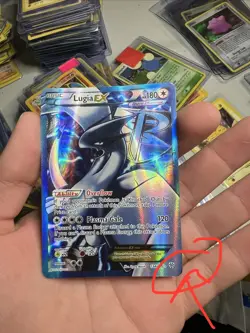 2013 Pokemon BW Plasma Storm Full Art Lugia EX Holo 134/135 RECOLORED / ALTERED - Image 3