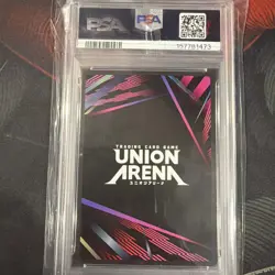 Bandai Union Arena Attack on Titan Eren Jaeger #092 3 Star Sig Holo PSA 10 - Image 2