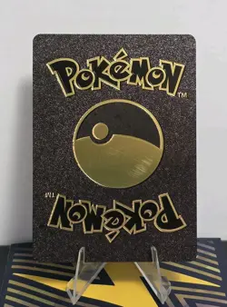 Pokemon Magikarp Wailord GX Tag Team Black Vinyl Gold Foil Fan Art Card TCG - Image 2