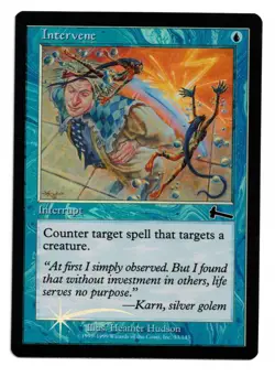 Magic the Gathering MTG Card: Intervene FOIL 33/143 Urza's Legacy! NM - Image 1