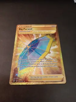 Pokemon Darkness Ablaze Big Parasol Secret Rare Card 199/189 NM - Image 1