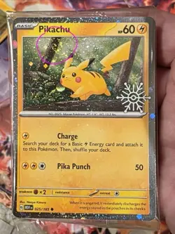 Pokemon Pikachu Cosmos Holo Stamped Promos Holiday Sealed 5 Card Lot‼{SWIRLS🌀} - Image 2