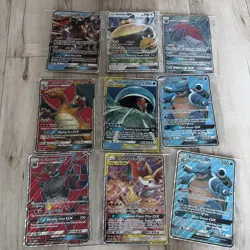 Pokemon Card JUMBO Card Lot Of 9 - Image 1