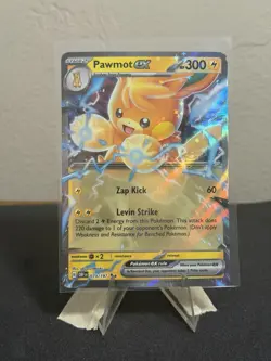 Pawmot ex 073/197 Obsidian Flames Double Rare Holo Pokemon TCG Card NM - Image 1