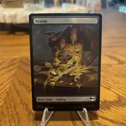 Magic The Gathering Swamp (0312) (Surge Foil) Teenage Mutant Ninja Turtles Foil - Image 1