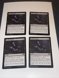 MTG - 4 x Deadly Dispute - Tarkir: Dragonstorm - Playset 4x x4 - Image 1