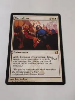 Martial Law - Return to Ravnica - Magic the Gathering MTG Nice! - Image 1