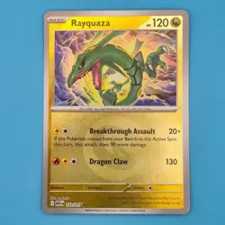 RAYQUAZA (ENERGY SYMBOL PATTERN) 153/217 ASCENDED HEROES POKEMON REVERSE HOLO NM - Image 1
