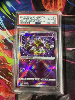 Radiant Alakazam 031/068 S11a Japanese PSA 10 Gem Mint Pokemon TCG - Image 1