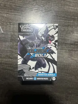 Pokemon TCG Black Bolt Booster Bundle Box - 6 Booster Packs Brand New Sealed - Image 1