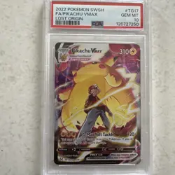 POKEMON 2022 FA/PIKACHU VMAX LOST ORIGIN TRAINER GALLERY PSA 10 - Image 1