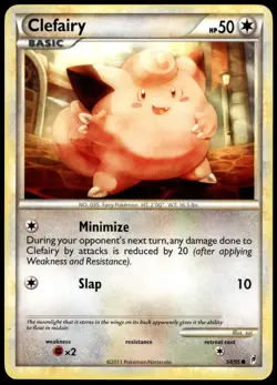 Clefairy 54/95 Call of Legends Common LP Pokemon 2011 - Image 1