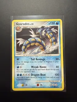 Pokemon 2008 Diamond & Pearl Stormfront Gyarados Holo 19/100 NM - Image 1