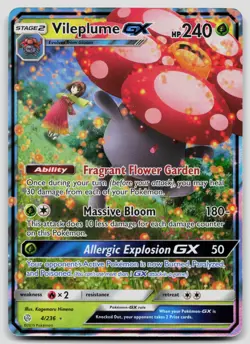 Vileplume GX 4/236 Cosmic Eclipse Pokemon LP - Image 1