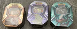 3x Triple Whammy Collector Sealed Tins(Complete Set) Pokemon TCG - Image 3