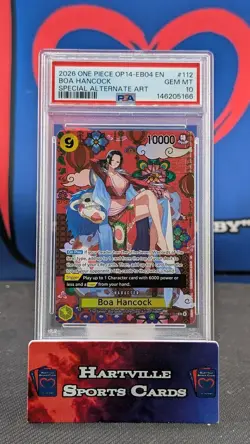2026 One Piece OP14 EB04 EN #112 BOA Hancock Special Alternate Art PSA 10 - Image 1