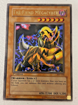 Yu-Gi-Oh! The Fiend Megacyber PSV-100 1st Edition Ultra Rare #1 - Image 1