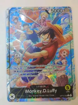 OP15-098 One Piece Monkey.D.Luffy Alt Art LEADER NM/M L alternate art - Image 1