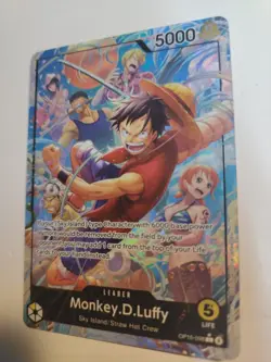 OP15-098 One Piece Monkey.D.Luffy Alt Art LEADER NM/M L alternate art - Image 3