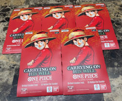 One Piece Carrying On His Will 12 Card Booster Pack (5 Packs) - Image 1