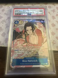 Bandai One Piece CCG Boa Hancock ST17-004 Illustration Box Vol.1 Foil PSA 9 EN - Image 1