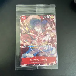 LUFFY - One Piece P-006 - SEALED PROMO - Kingdoms of Intrigue Retail Promo - Image 1