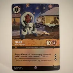Tiana - Warm and Happy 205/204 Epic Holofoil Winterspell NM Disney Lorcana - Image 1