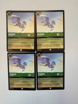 Disney Lorcana TCG: Pegasus Cloud Racer 83/204 x4 Uncommon - Image 1