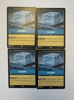 4x Ice Block Playset - Common - Disney Lorcana TCG Ursula's Return #168/204 - Image 1