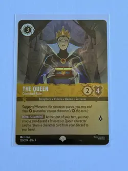The Queen Conceited Ruler 205 Disney Lorcana Fabled 2025 Near Mint Holofoil Epic - Image 3