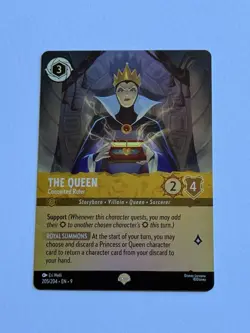 The Queen Conceited Ruler 205 Disney Lorcana Fabled 2025 Near Mint Holofoil Epic - Image 5